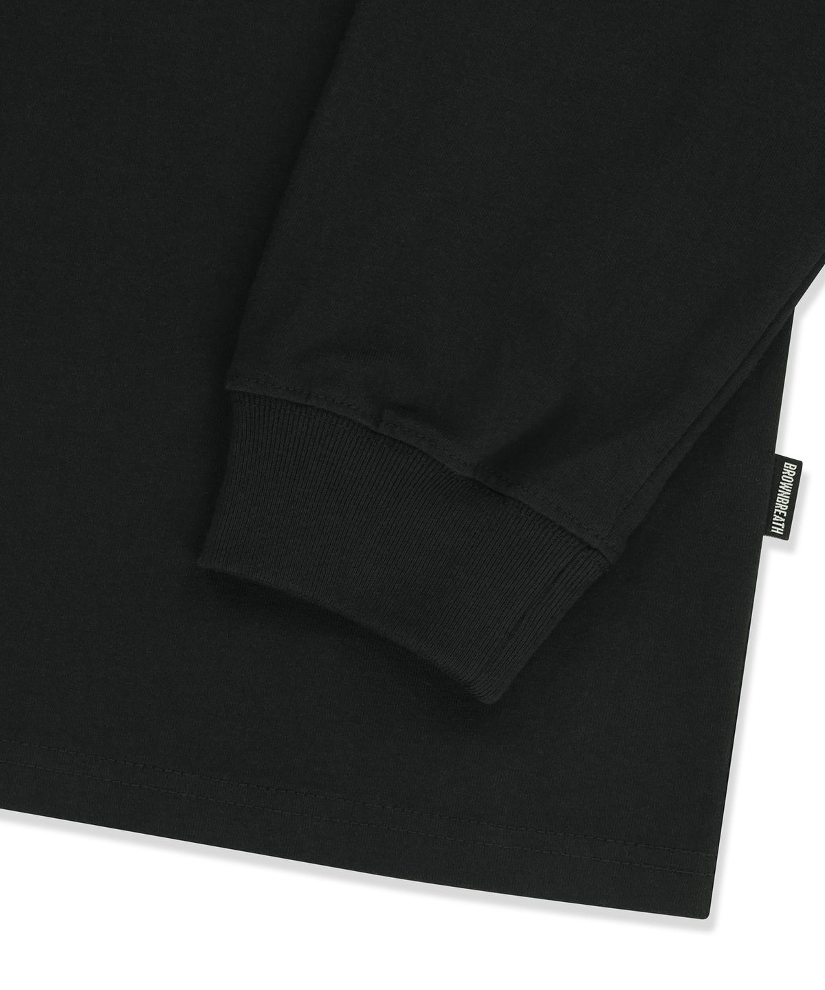 브라운브레스(BROWNBREATH) TAG OG LONGSLEEVE - BLACK
