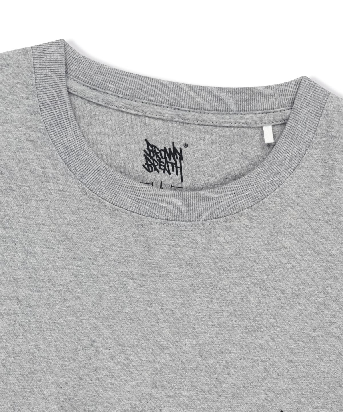 브라운브레스(BROWNBREATH) TAG OG LONGSLEEVE - MELANGE GREY