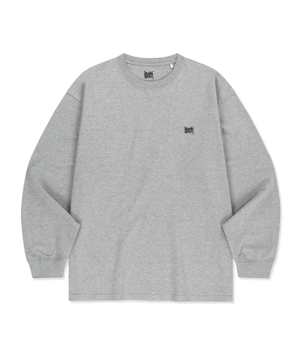 브라운브레스(BROWNBREATH) TAG OG LONGSLEEVE - MELANGE GREY