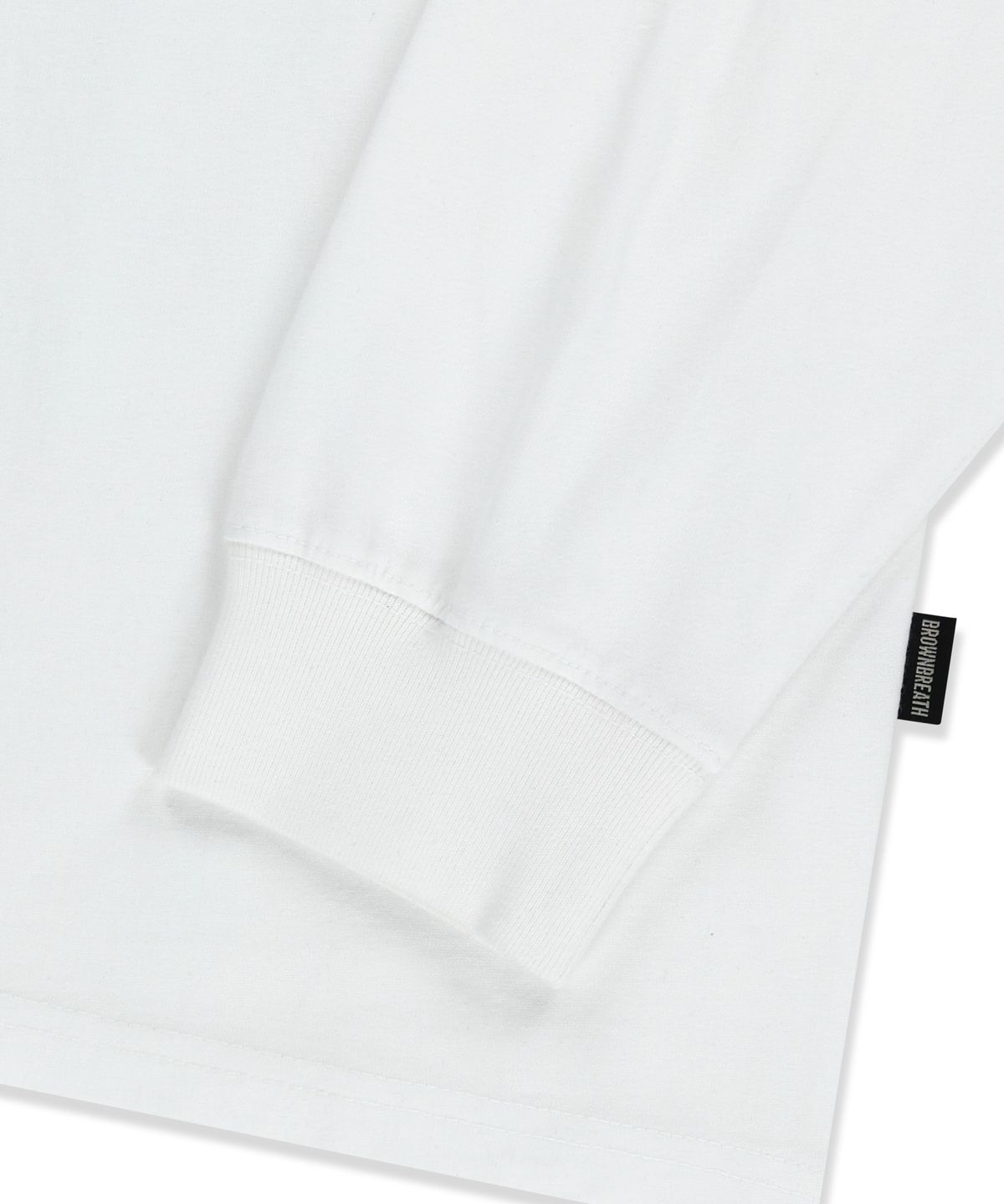 브라운브레스(BROWNBREATH) TAG OG LONGSLEEVE - WHITE
