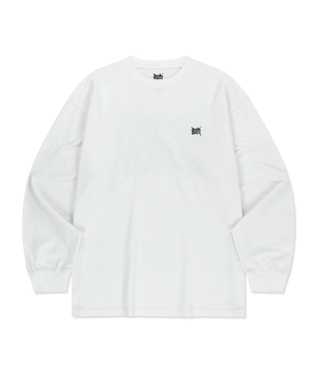 브라운브레스(BROWNBREATH) TAG OG LONGSLEEVE - WHITE