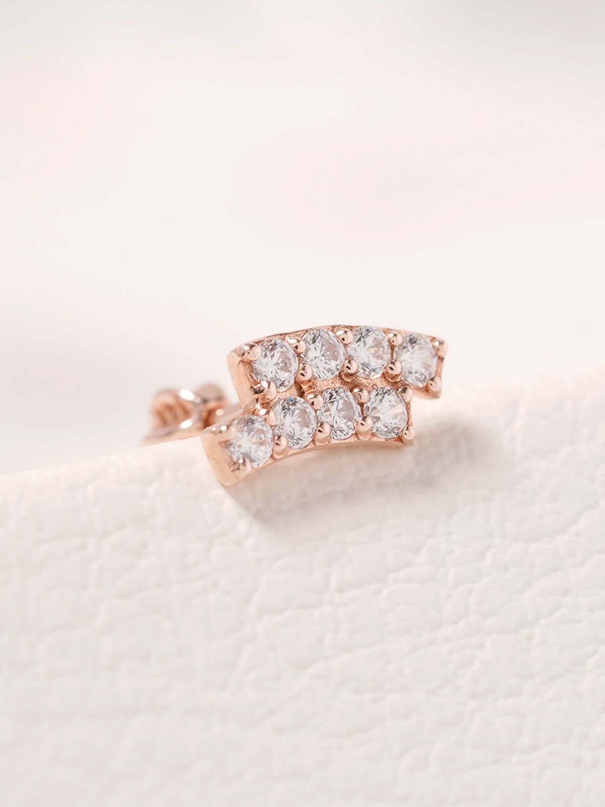 미니멀피어싱(MINIMALPIERCING) 14K 18K 웨이브 라인 피어싱
