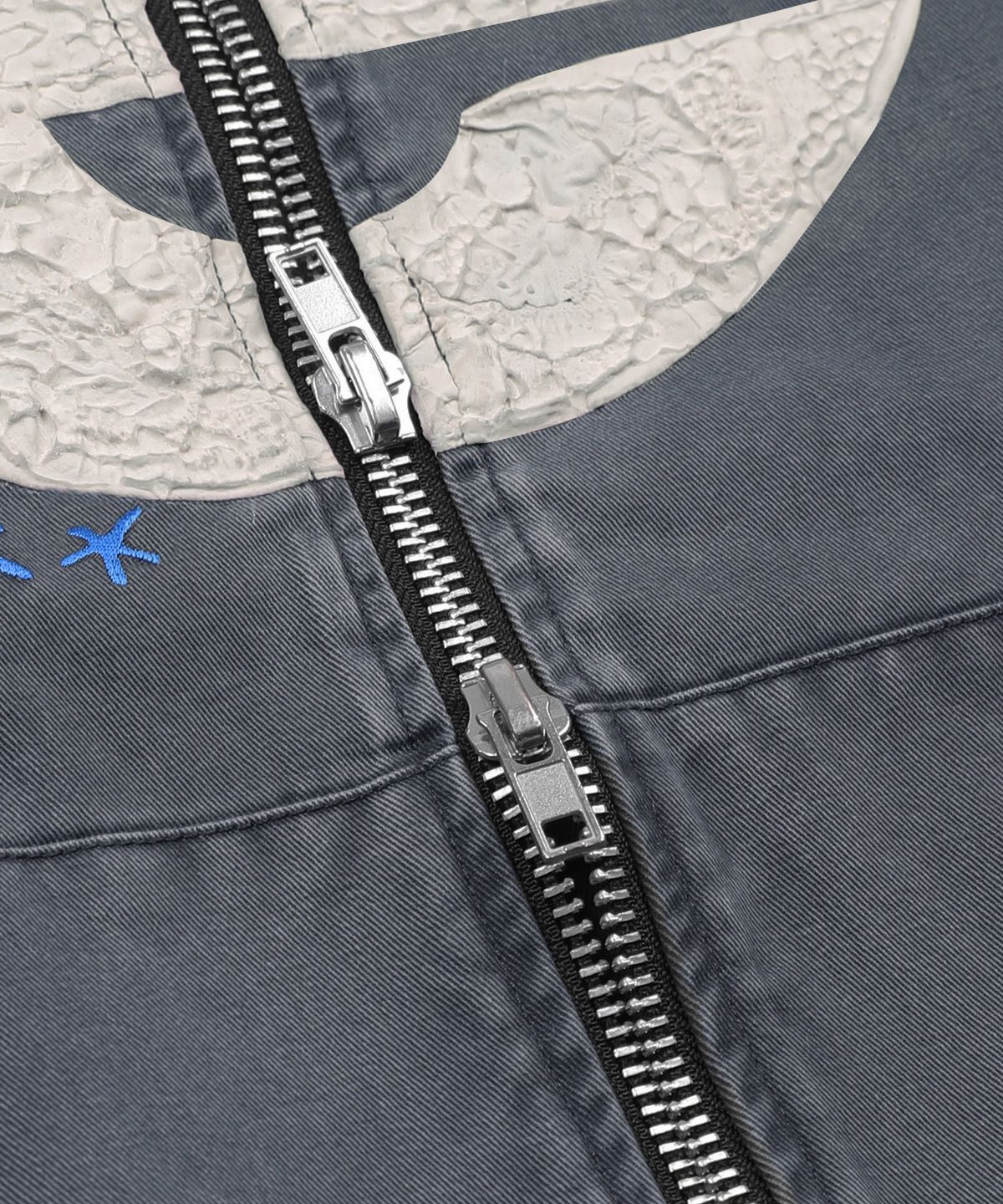 글랙(GLACK) GJ110 크랙 익스플로러 워크 후드 집업 (CHARCOAL GRAY)
