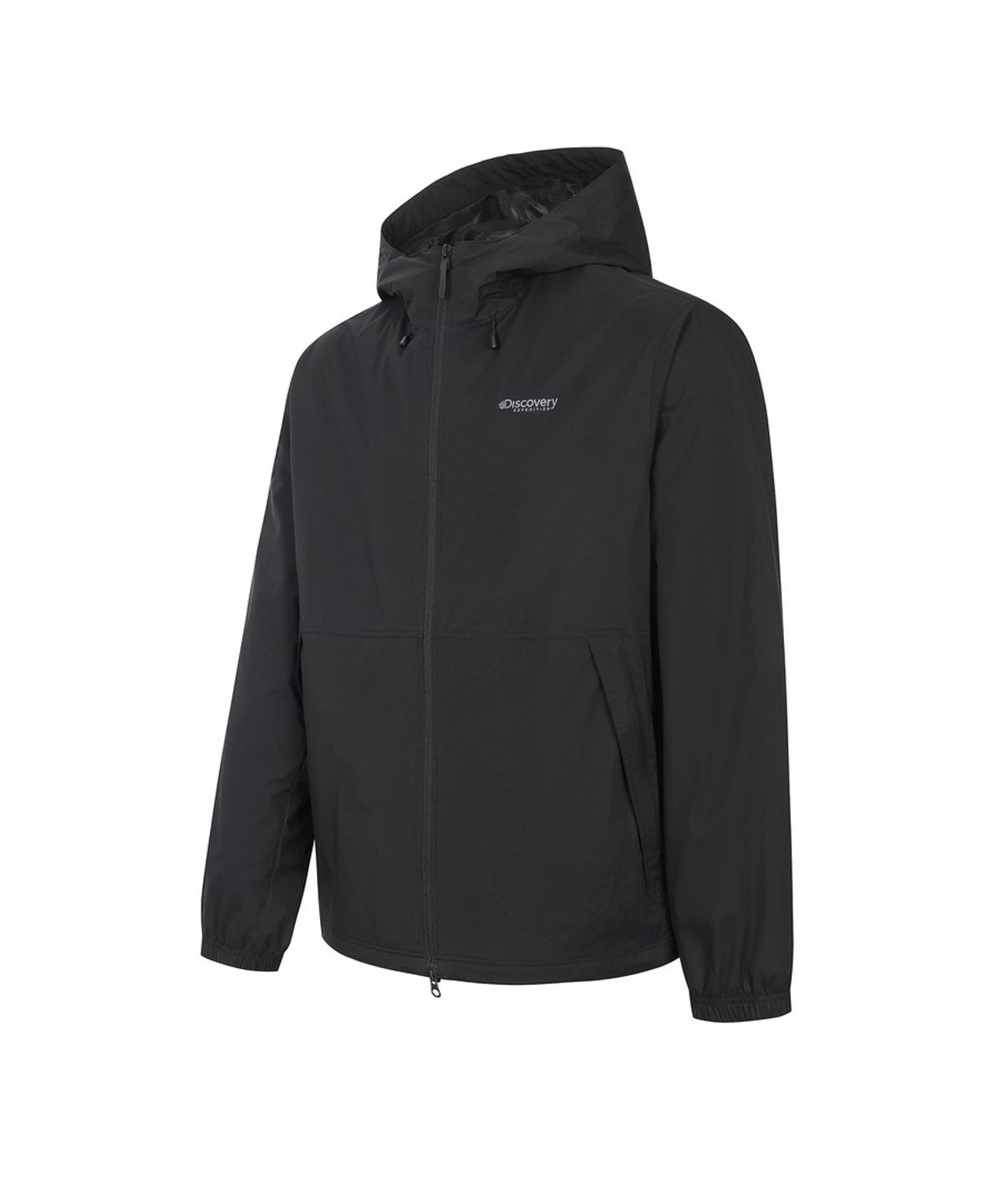 디스커버리 익스페디션(DISCOVERY EXPEDITION) 남성 기능성 2L 우븐 트레이닝 후드 자켓 (BLACK)