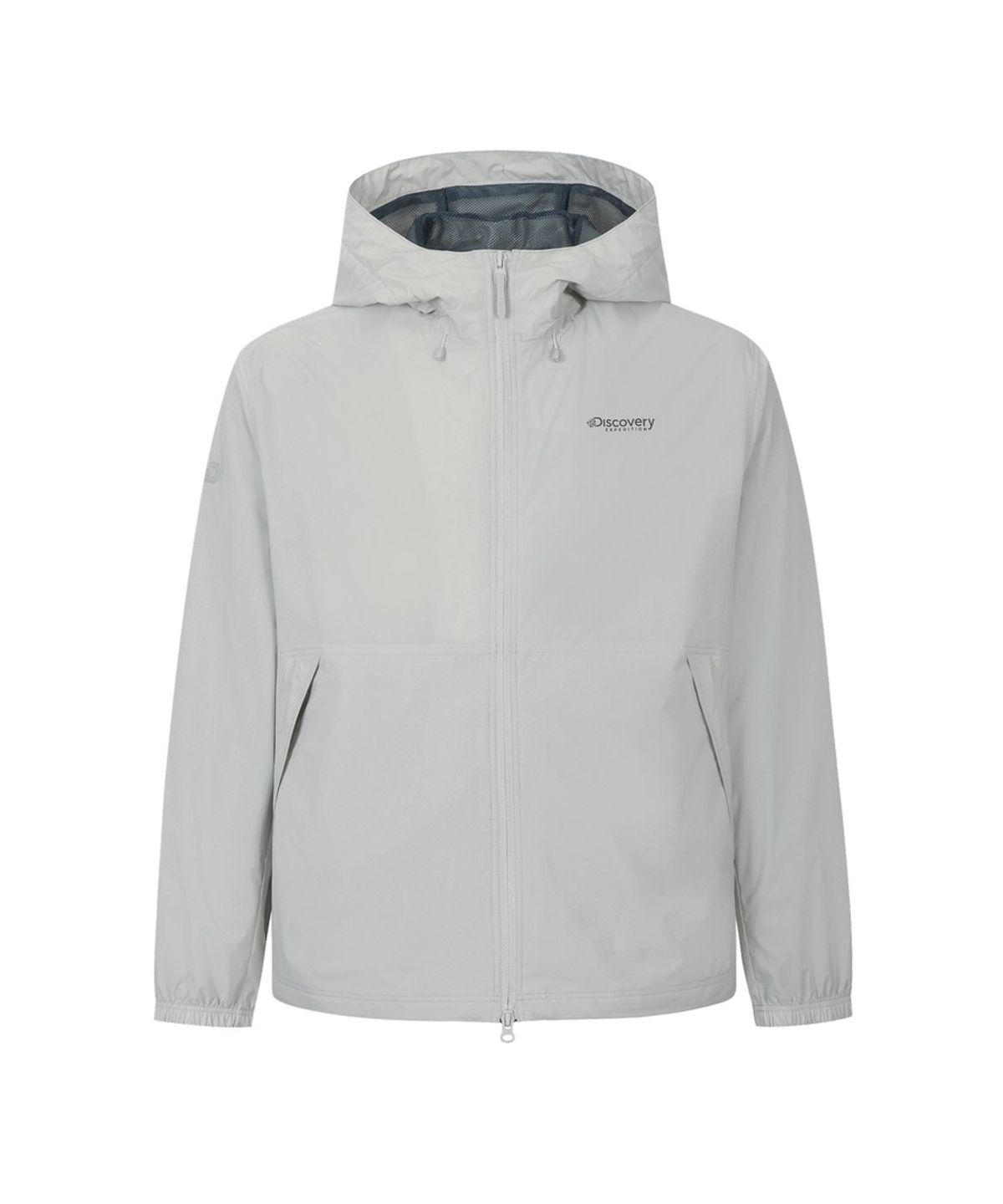 디스커버리 익스페디션(DISCOVERY EXPEDITION) 남성 기능성 2L 우븐 트레이닝 후드 자켓 (L/GREY)