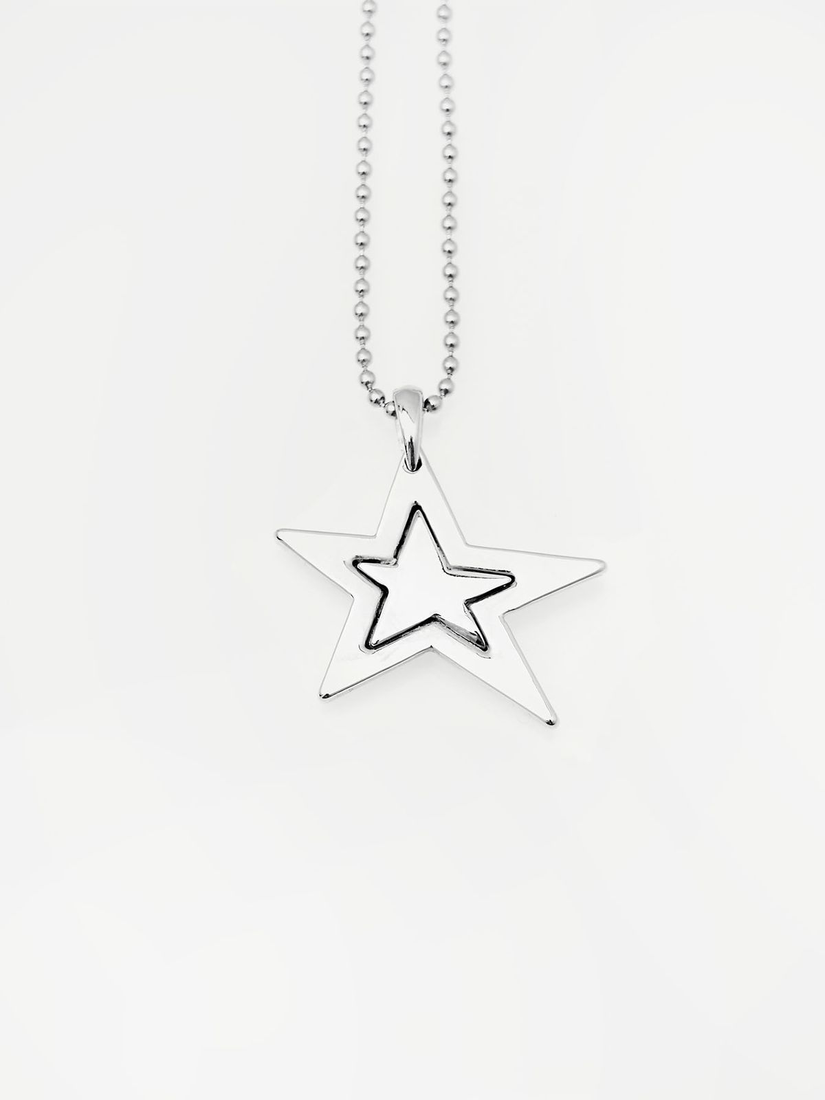 세이지가(SAGEGA) Double Star Necklace (Silver)