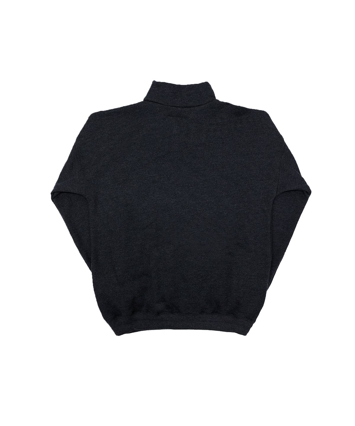 투위드(TUEWID) Virtual lover half zip pullover in drop fit in Charcoal Black