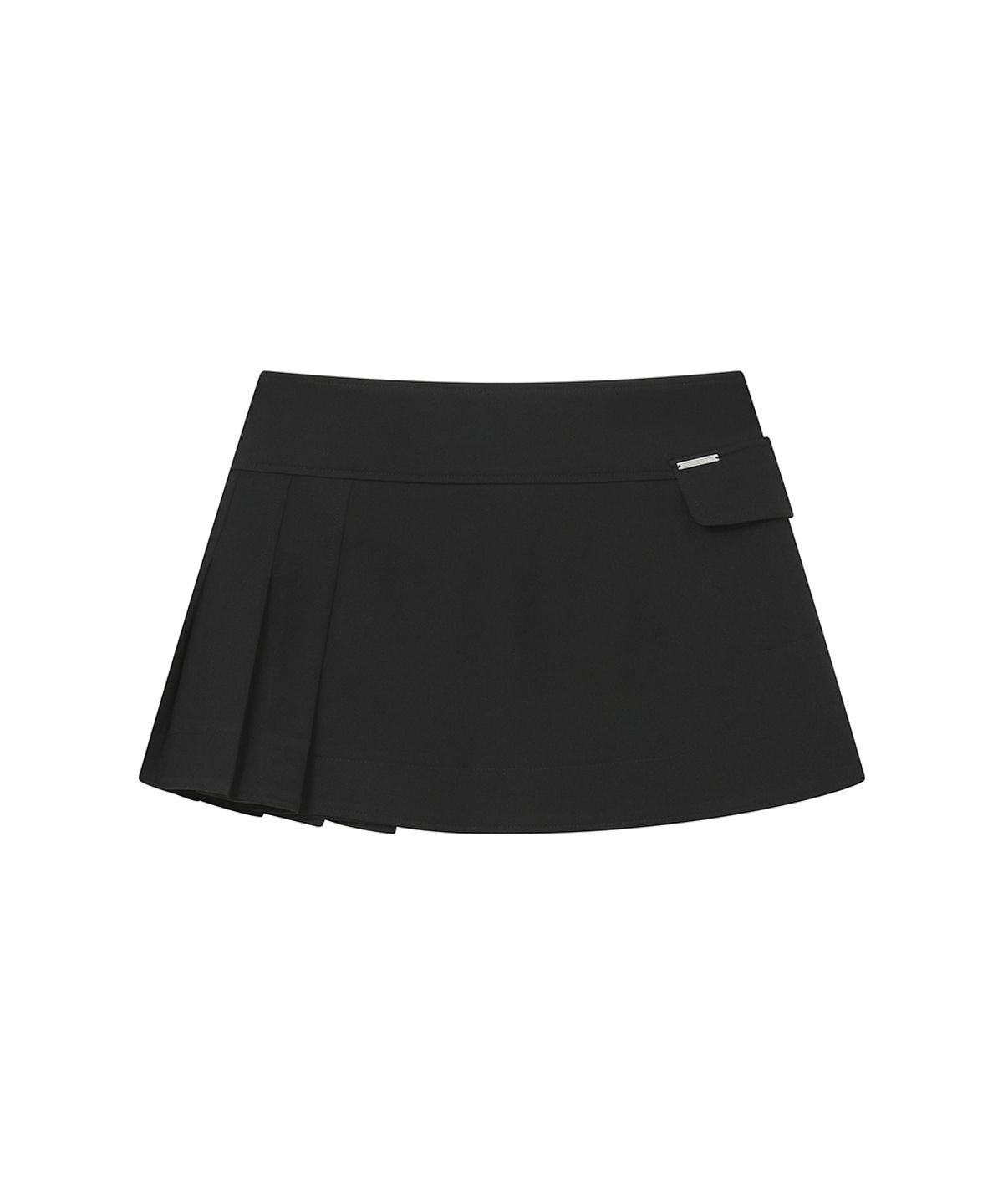 미세키서울(MISEKI SEOUL) Omoi pleats wrap skirt BLACK