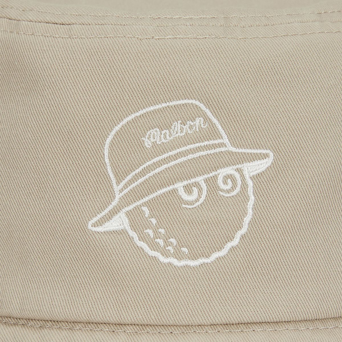 말본 골프(MALBON GOLF) 베이직 레터링 버킷햇 BEIGE