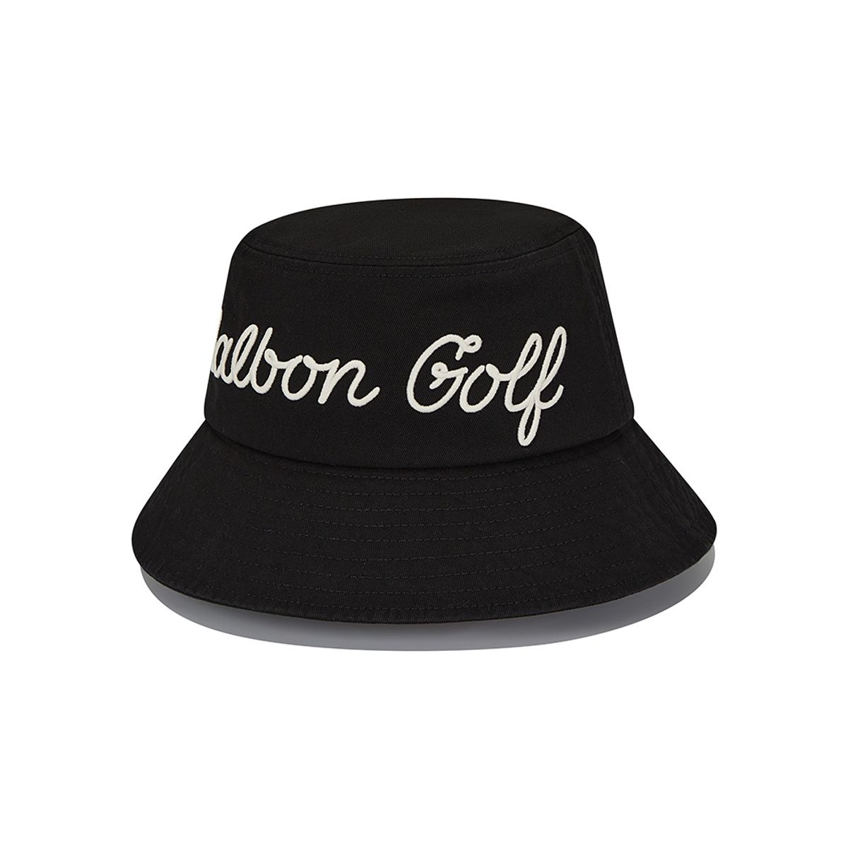 말본 골프(MALBON GOLF) 베이직 레터링 버킷햇 BLACK