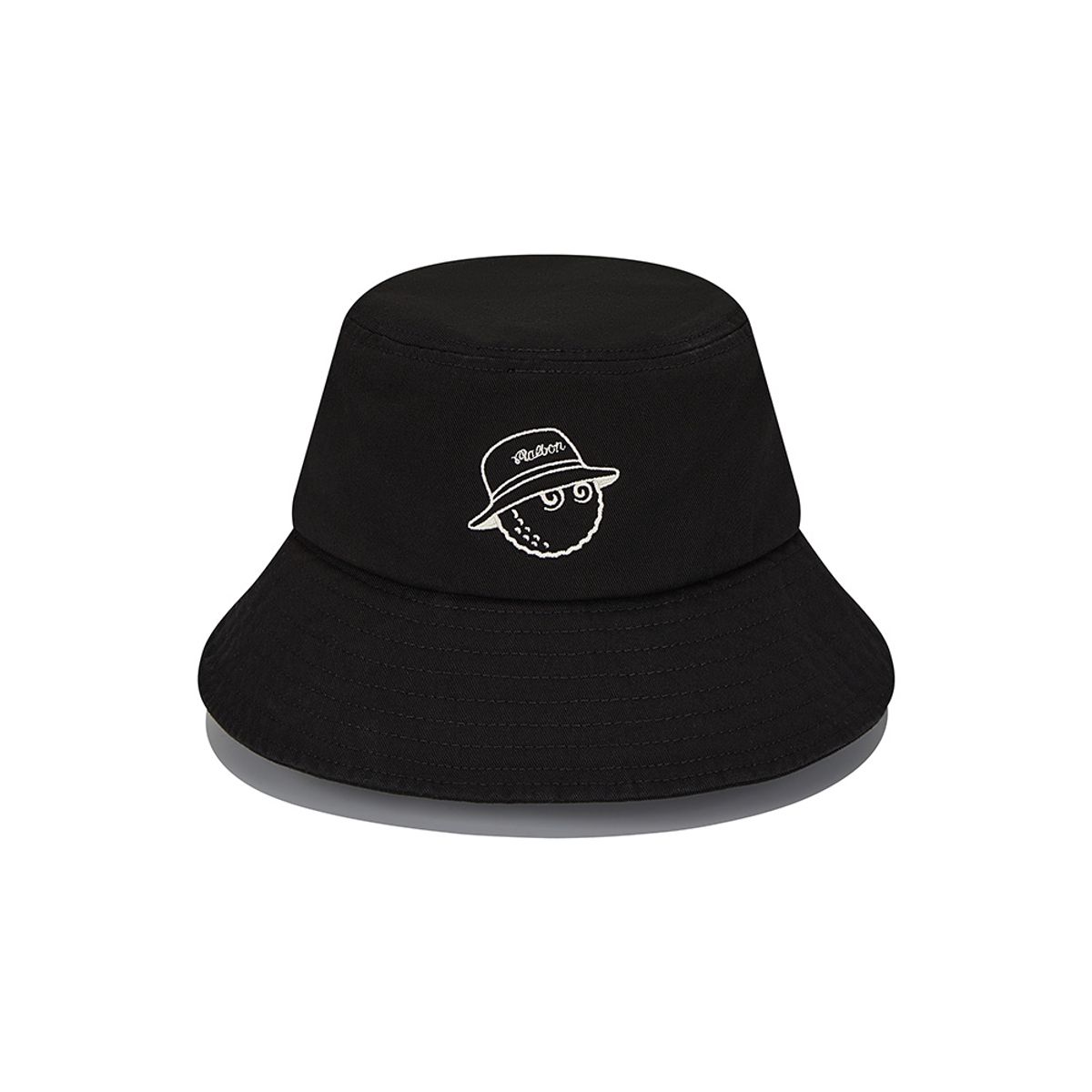 말본 골프(MALBON GOLF) 베이직 레터링 버킷햇 BLACK
