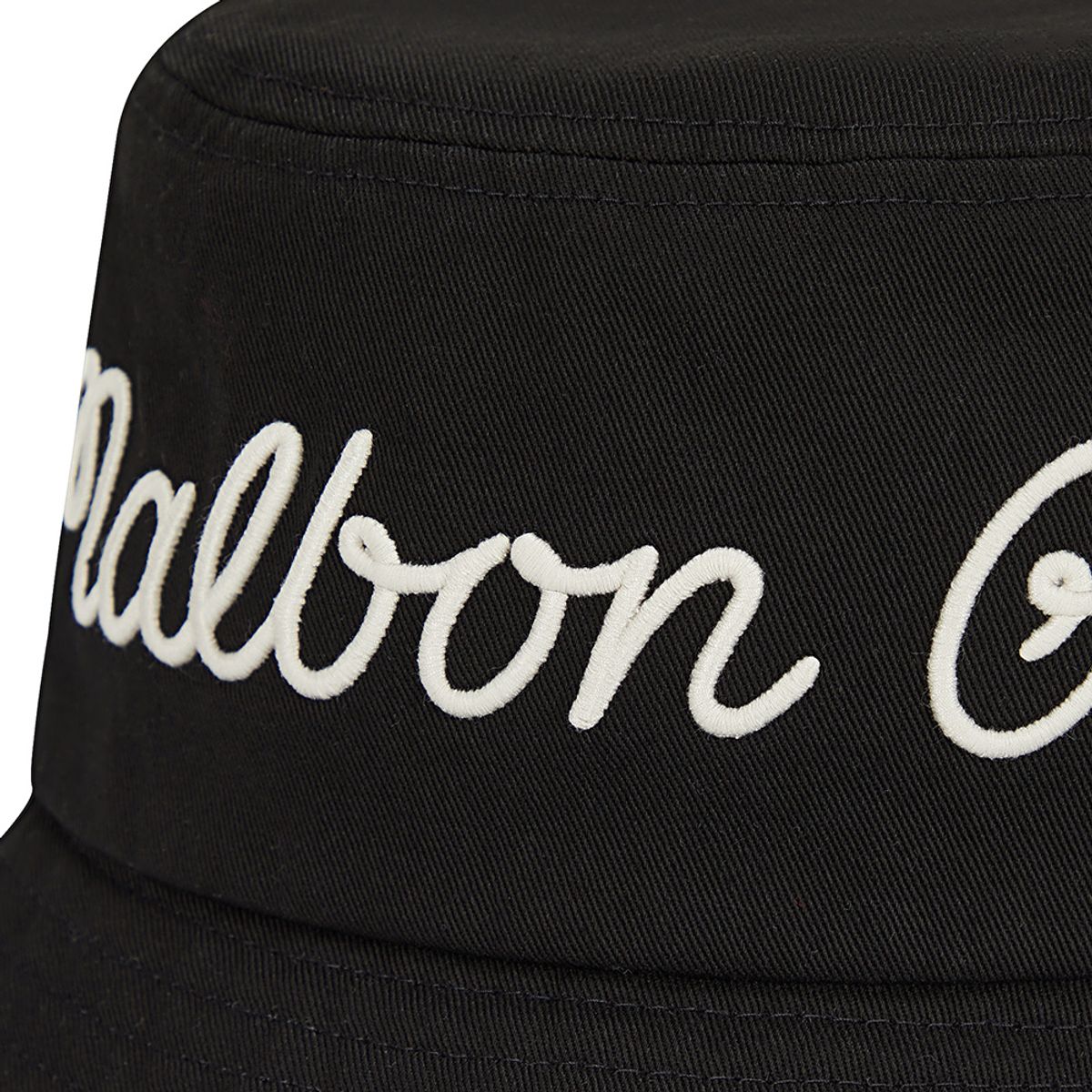 말본 골프(MALBON GOLF) 베이직 레터링 버킷햇 BLACK
