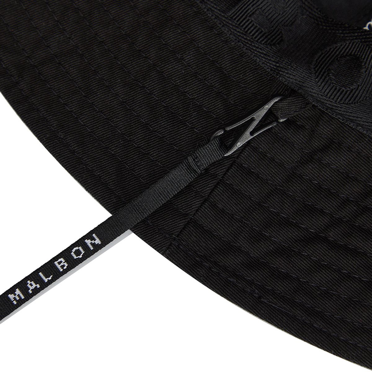 말본 골프(MALBON GOLF) 베이직 레터링 버킷햇 BLACK