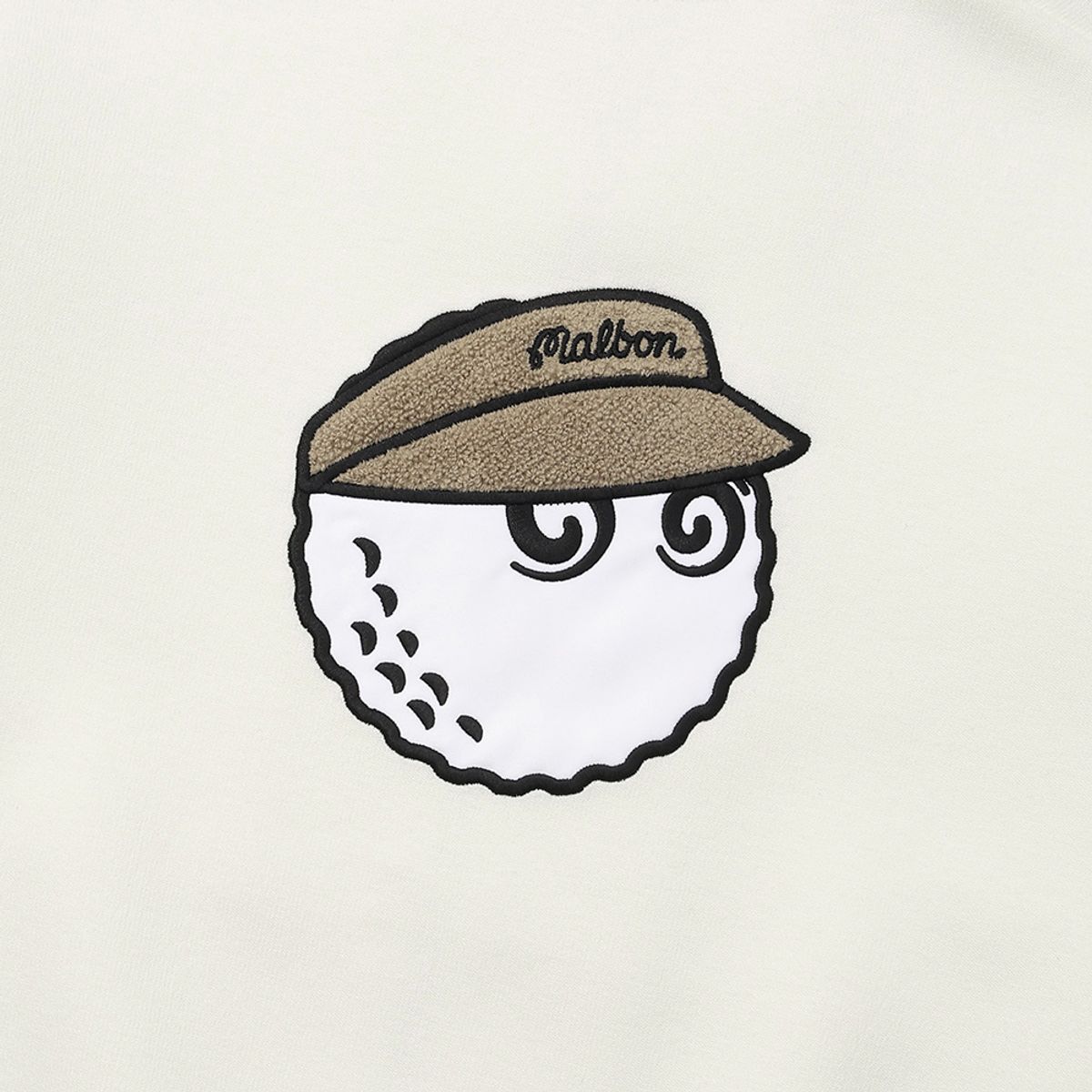 말본 골프(MALBON GOLF) 에어리 하프집업 맨투맨 IVORY (WOMAN)