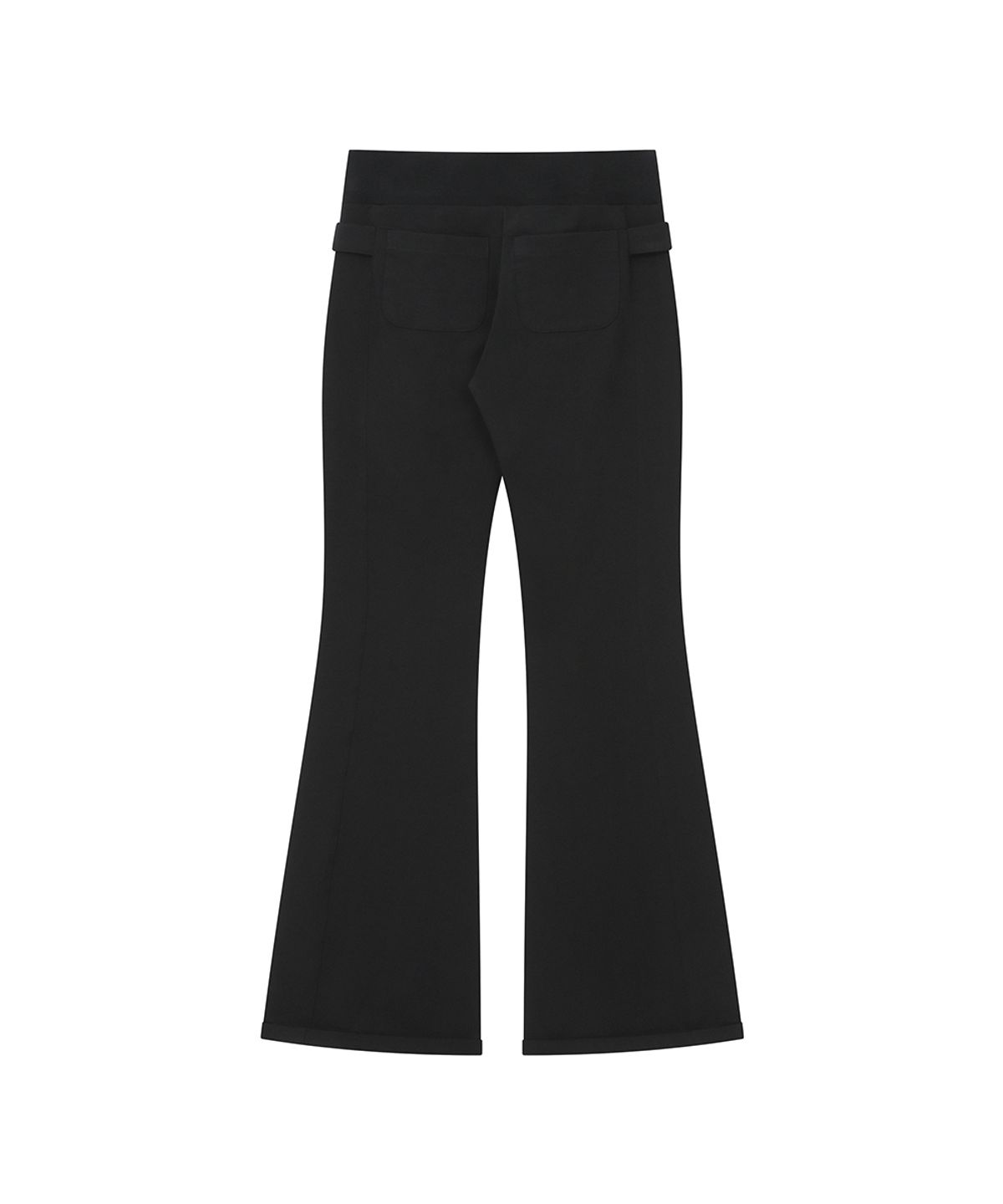 미세키서울(MISEKI SEOUL) Ribbed side pocket pants BLACK