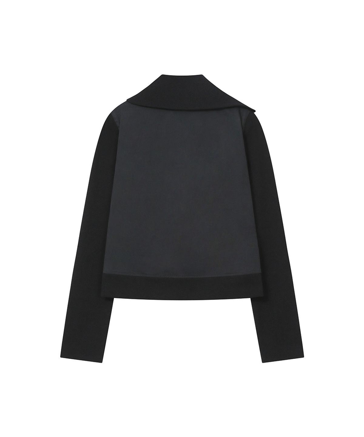 미세키서울(MISEKI SEOUL) Slash ribbed jacket BLACK