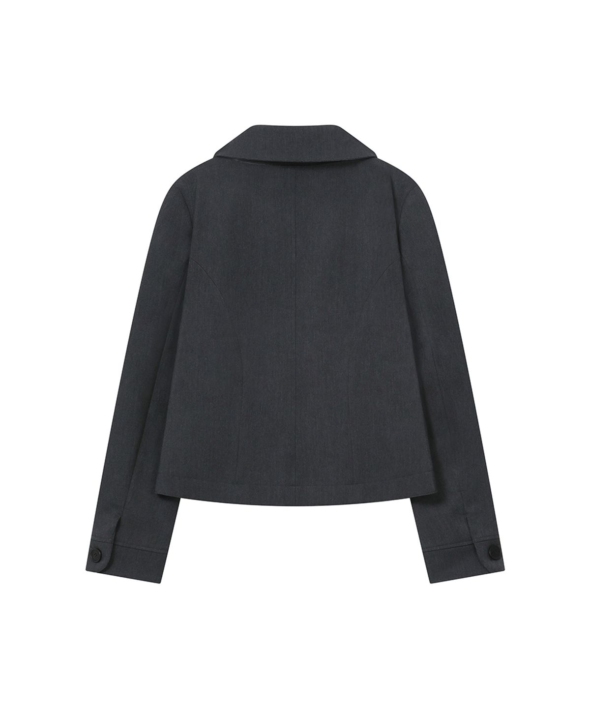 미세키서울(MISEKI SEOUL) Omoi round collar blazer CHARCOAL