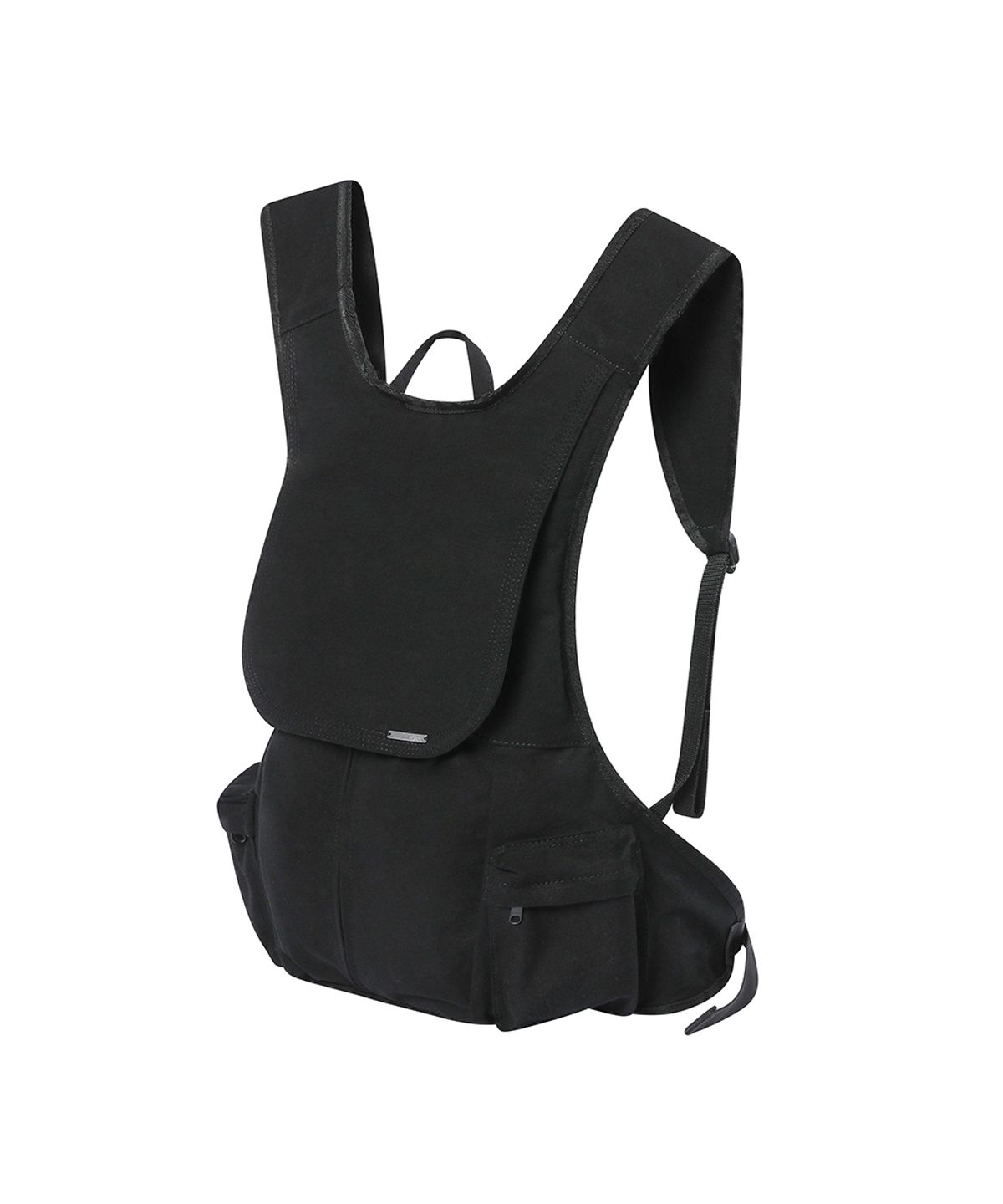 미세키서울(MISEKI SEOUL) Side pocket vest backpack BLACK