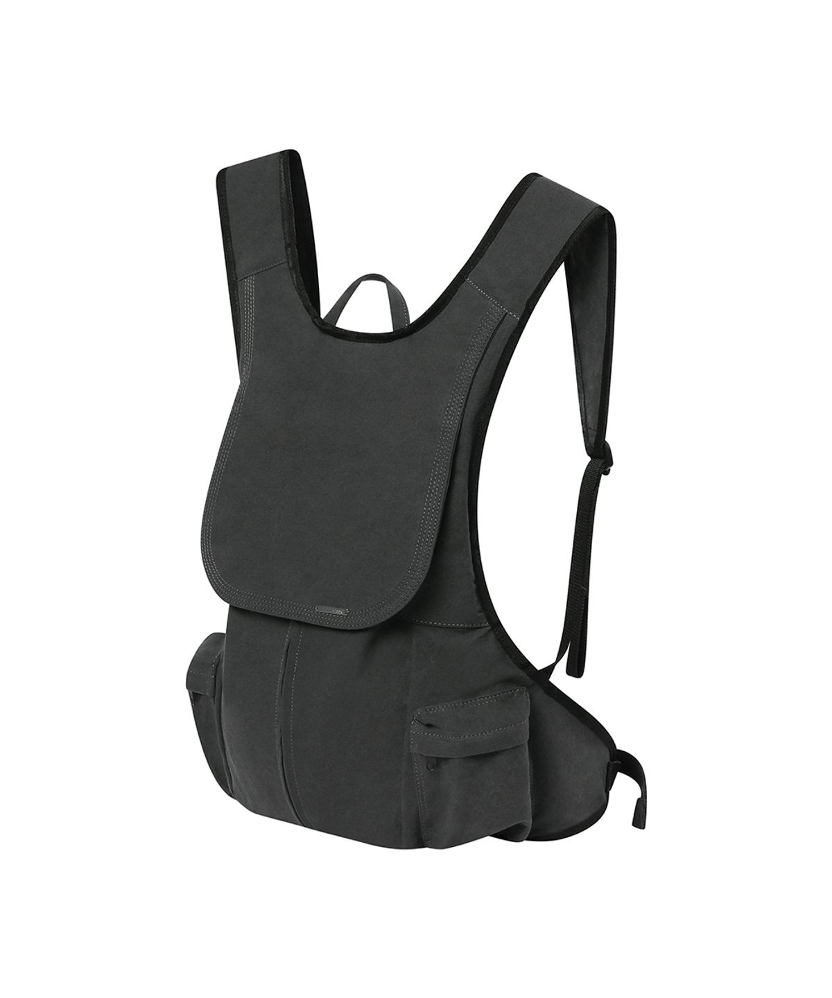 미세키서울(MISEKI SEOUL) Side pocket vest backpack CHARCOAL