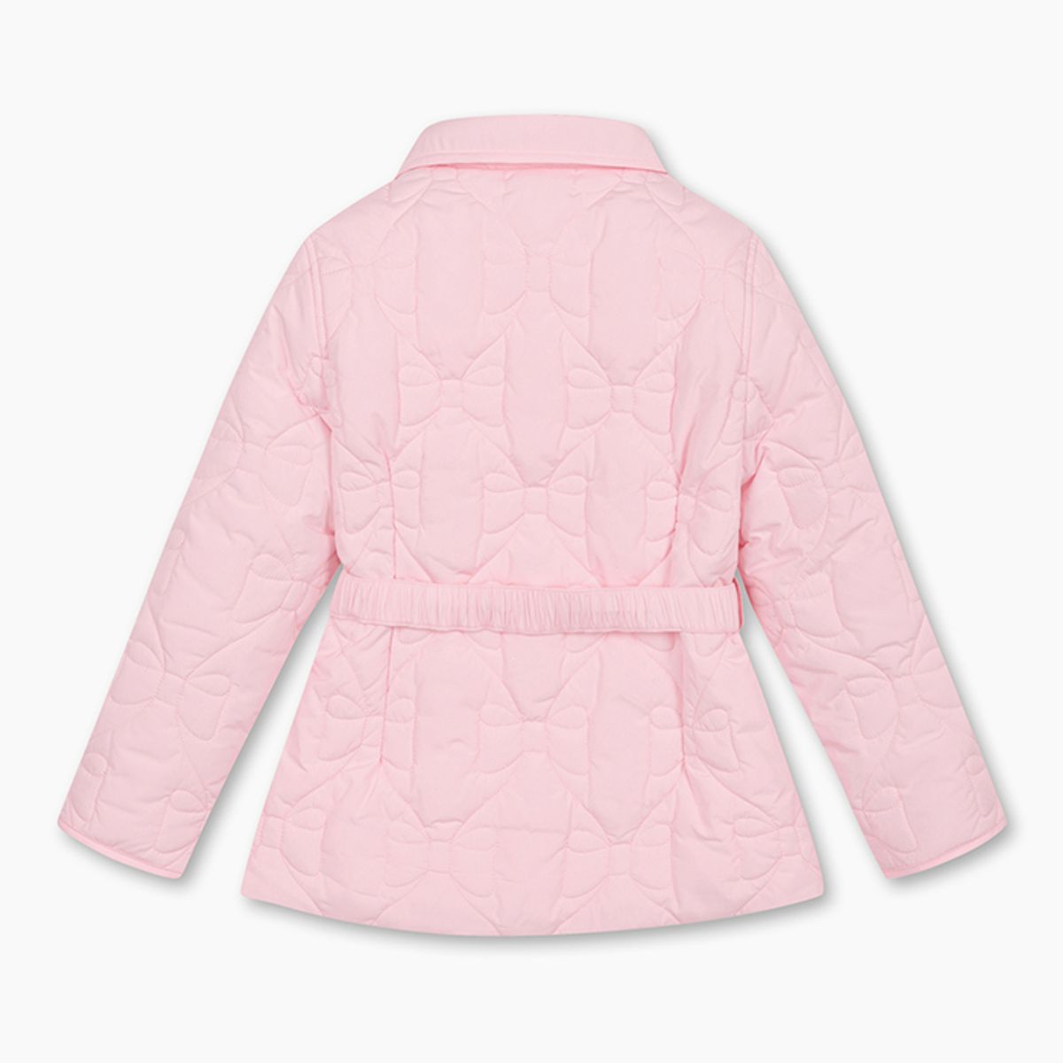 베네통키즈(BENETTONKIDS) 리본 퀼팅 패딩 자켓_QAPD01611PK