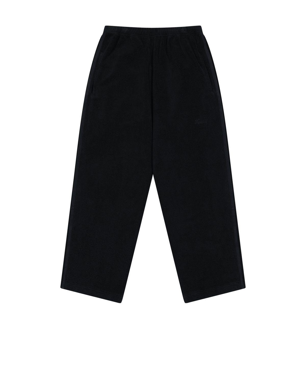 투위드(TUEWID) Tuewid retro sweatpants wide fit in black/black