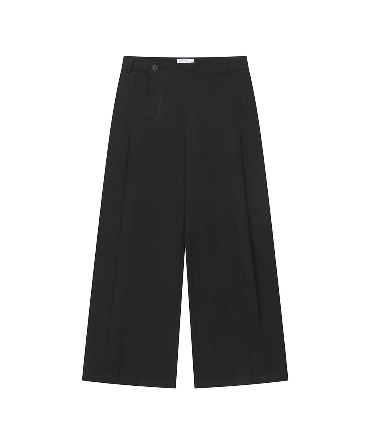 미세키서울(MISEKI SEOUL) Side fly wide pants BLACK