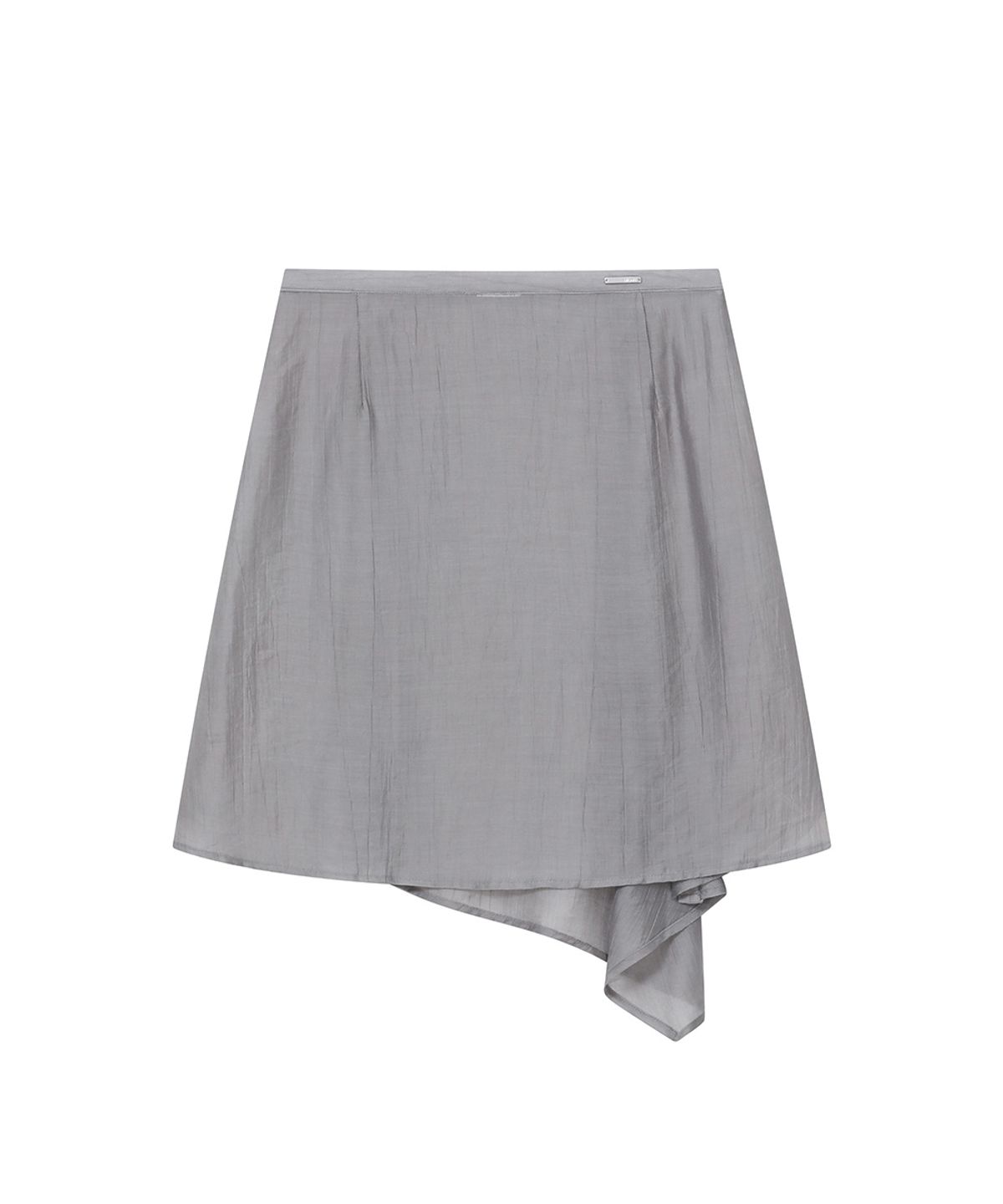 미세키서울(MISEKI SEOUL) Button layered wrap skirt GREY