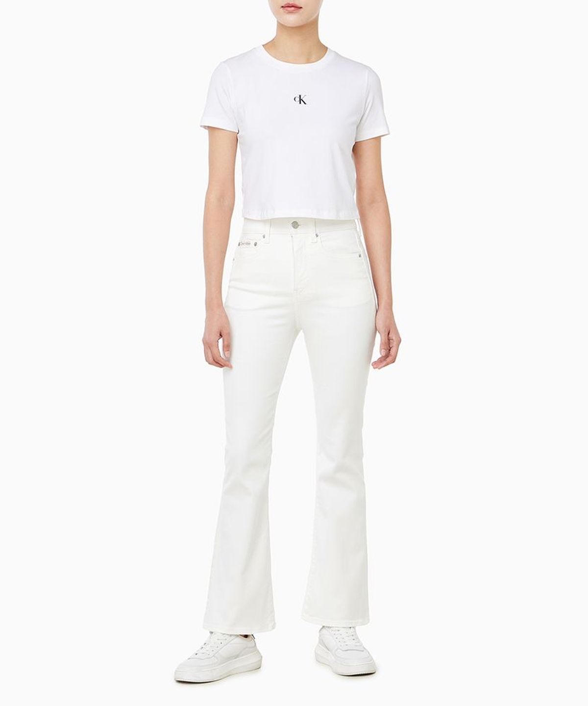 캘빈클라인 진(CALVIN KLEIN JEANS) 여성 하이라이즈 플레어 데님 47F746G ASN