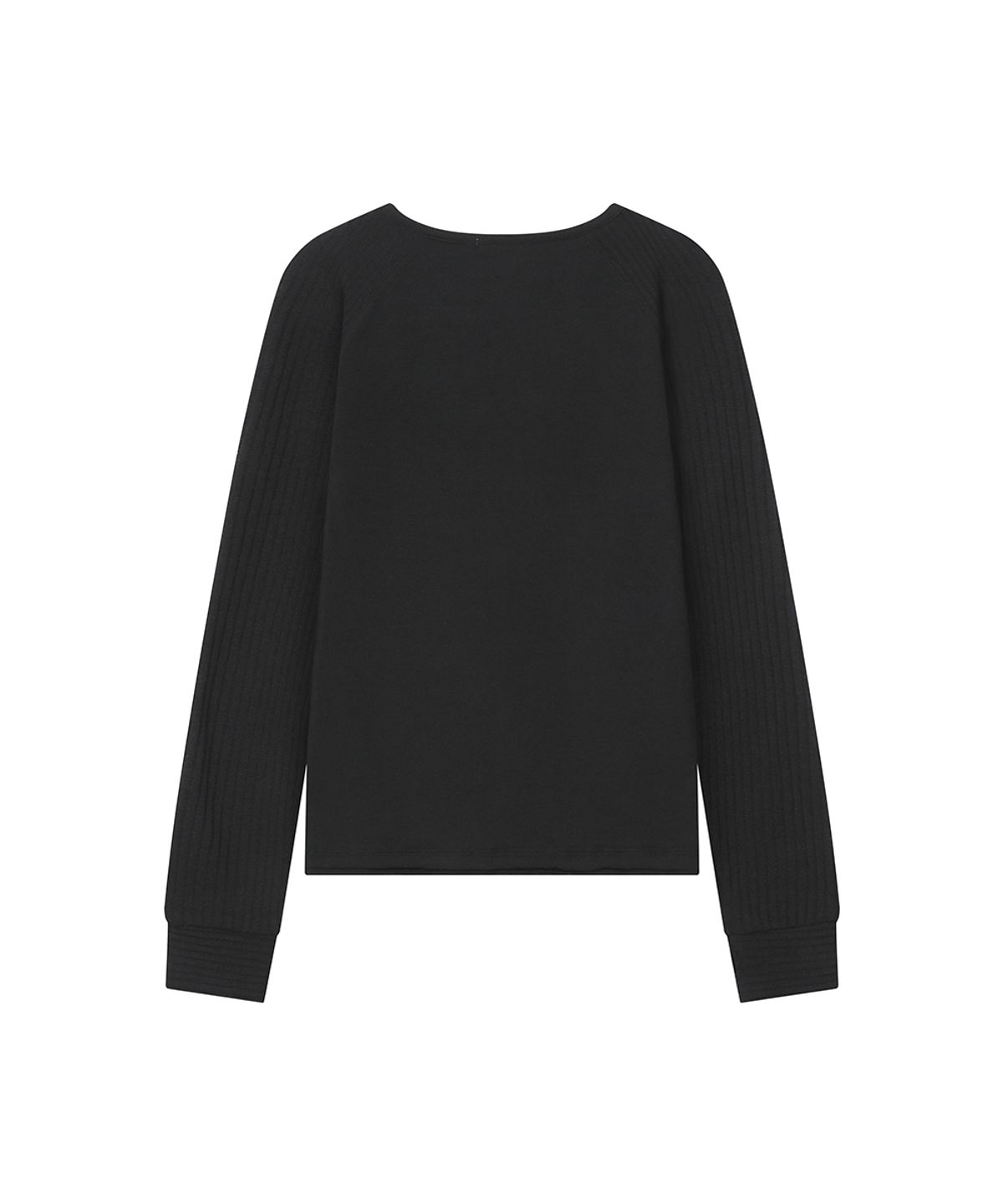 미세키서울(MISEKI SEOUL) Raglan knit long sleeve BLACK