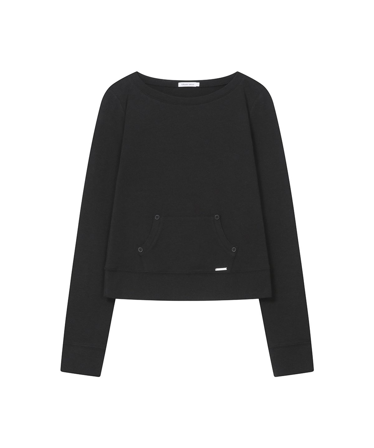미세키서울(MISEKI SEOUL) Button pocket long sleeve BLACK