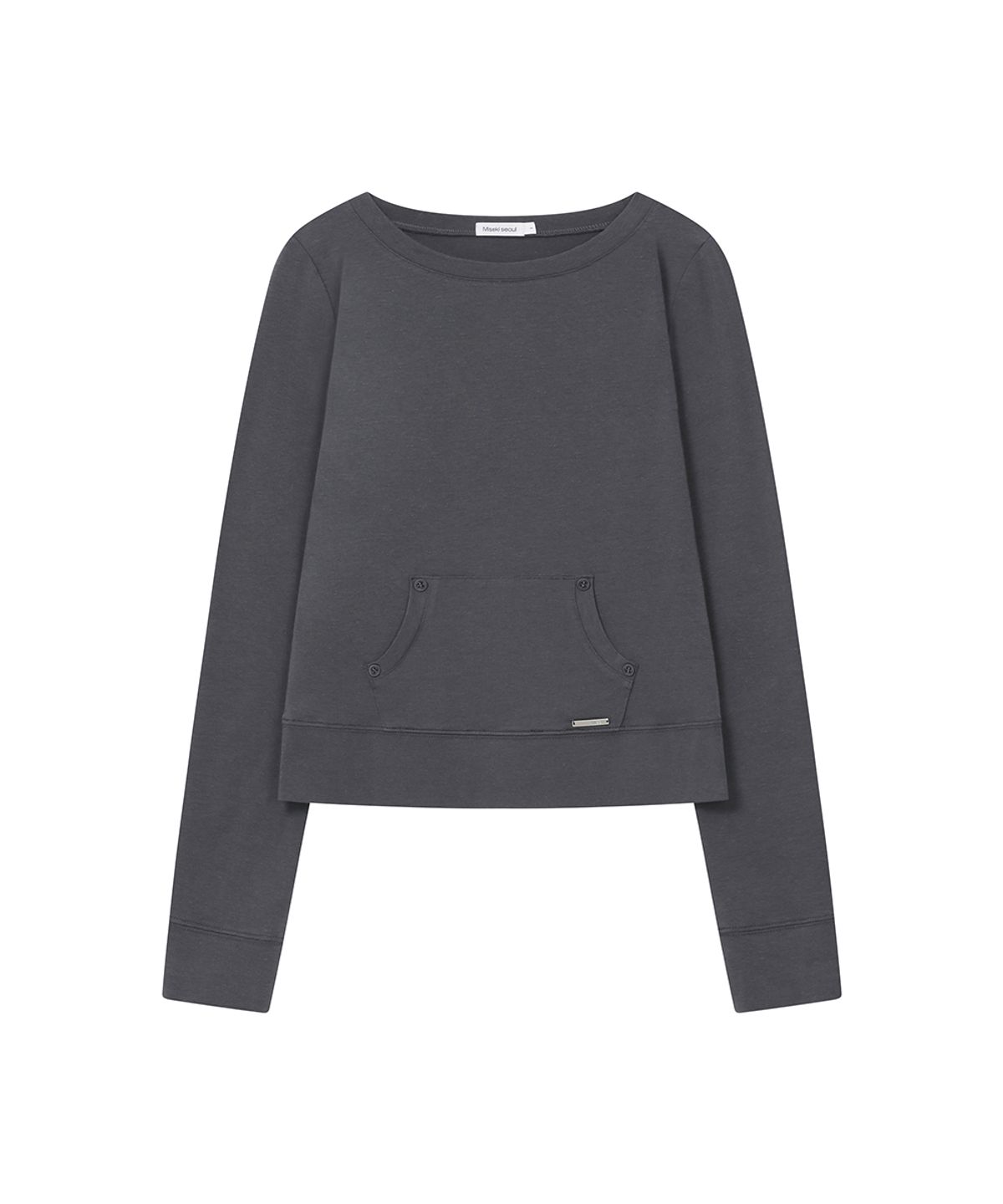 미세키서울(MISEKI SEOUL) Button pocket long sleeve CHARCOAL