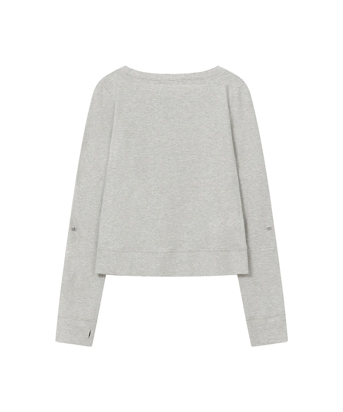 미세키서울(MISEKI SEOUL) Button pocket long sleeve STRIPE