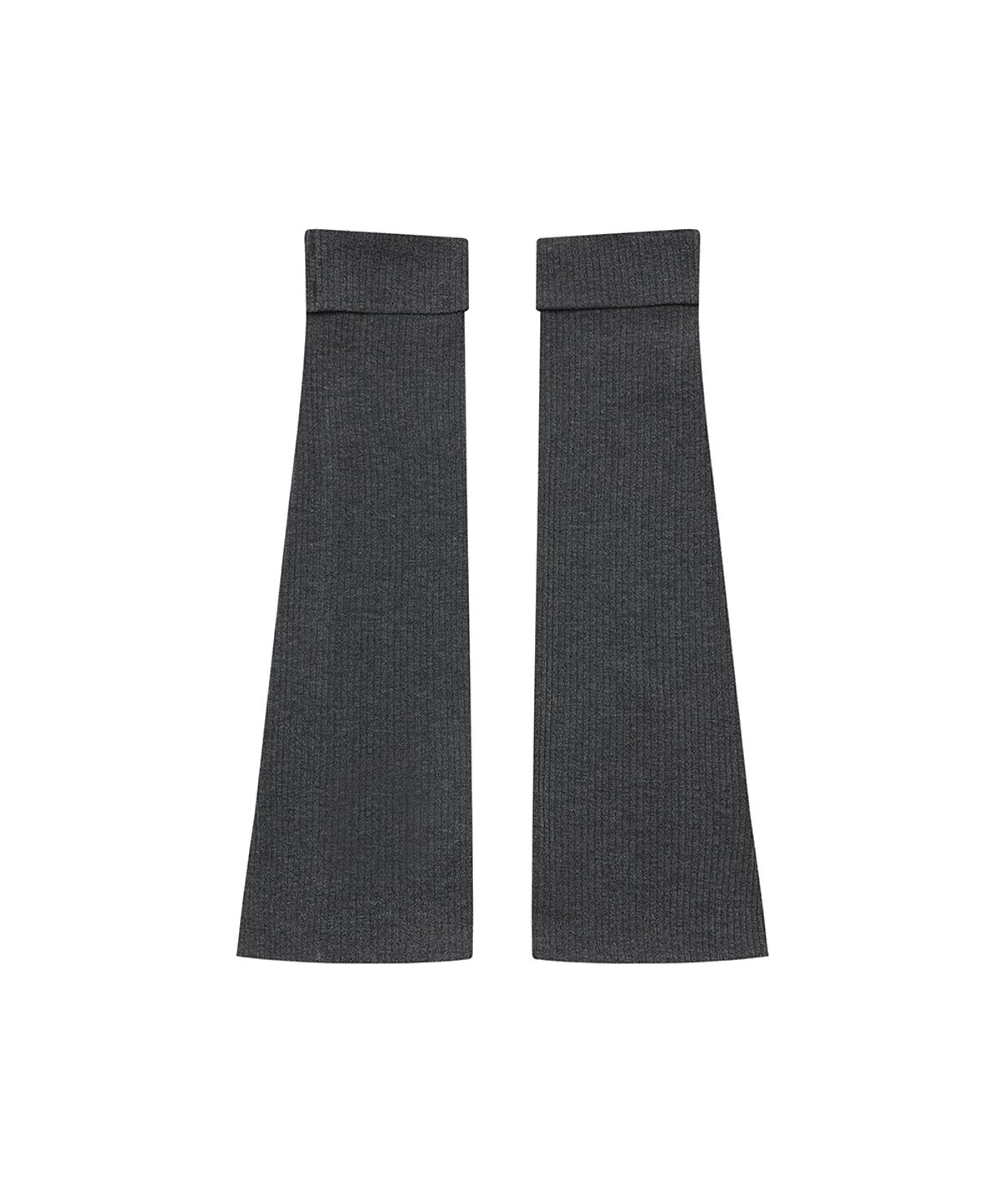 미세키서울(MISEKI SEOUL) Button slit leg warmer CHARCOAL