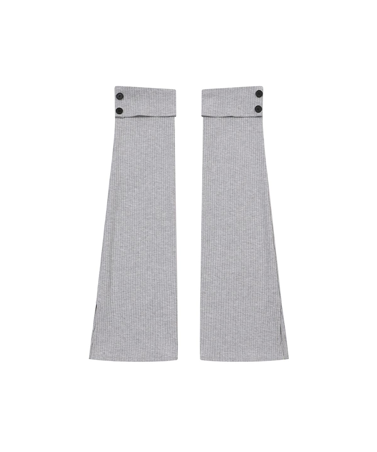 미세키서울(MISEKI SEOUL) Button slit leg warmer GREY