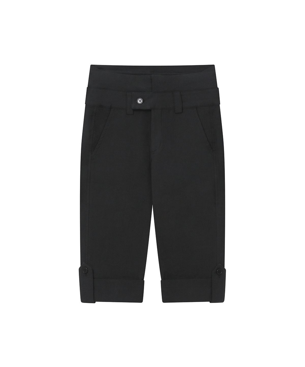 미세키서울(MISEKI SEOUL) Rolled button capri pants BLACK