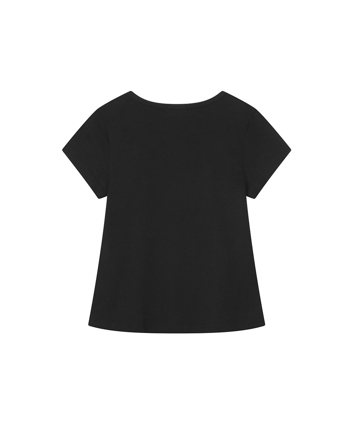 미세키서울(MISEKI SEOUL) Blur quote short sleeve BLACK
