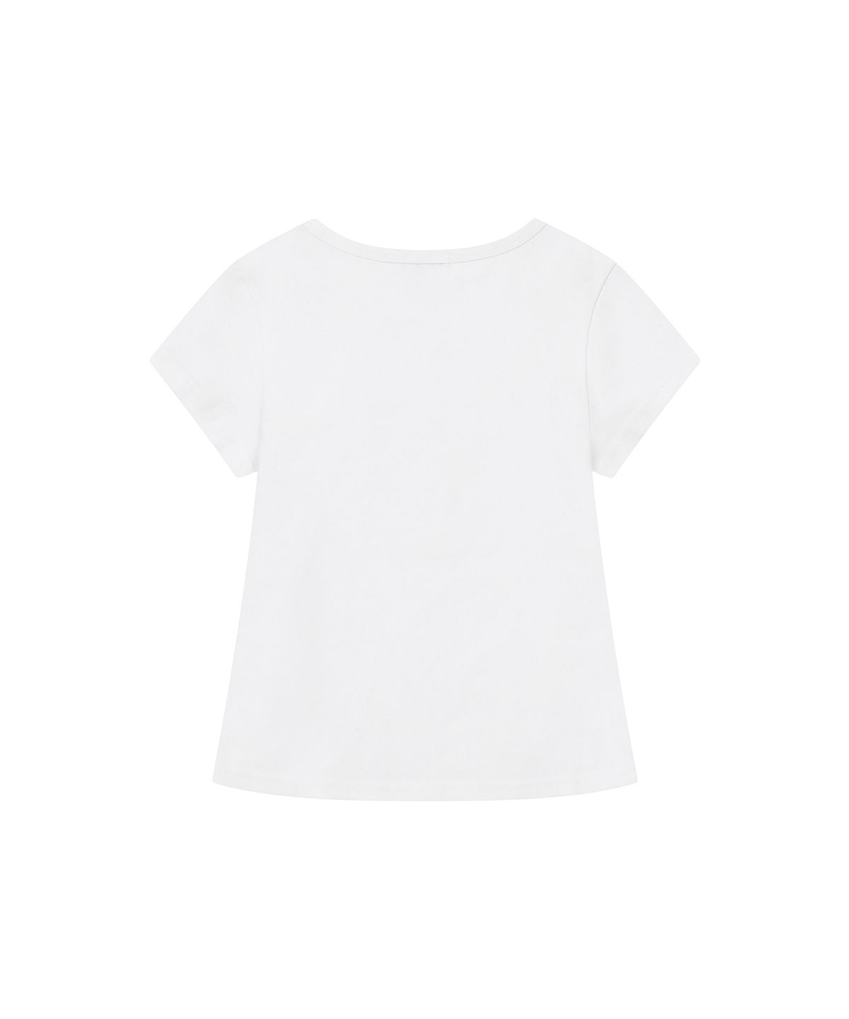 미세키서울(MISEKI SEOUL) Blur quote short sleeve WHITE