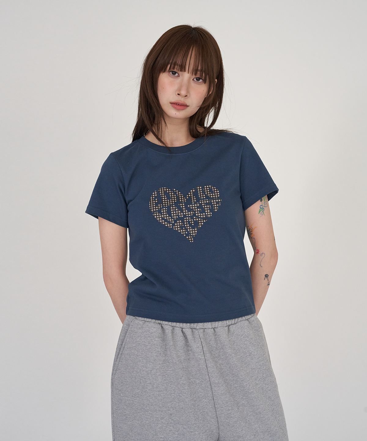 카인즈(KINDS) Heart Shape Tee_8 Color