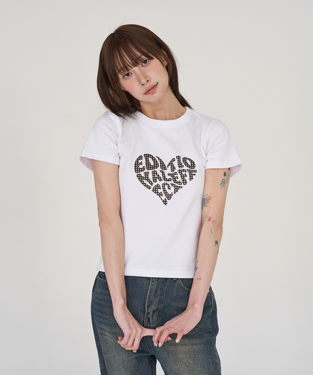 카인즈(KINDS) Heart Shape Tee_8 Color