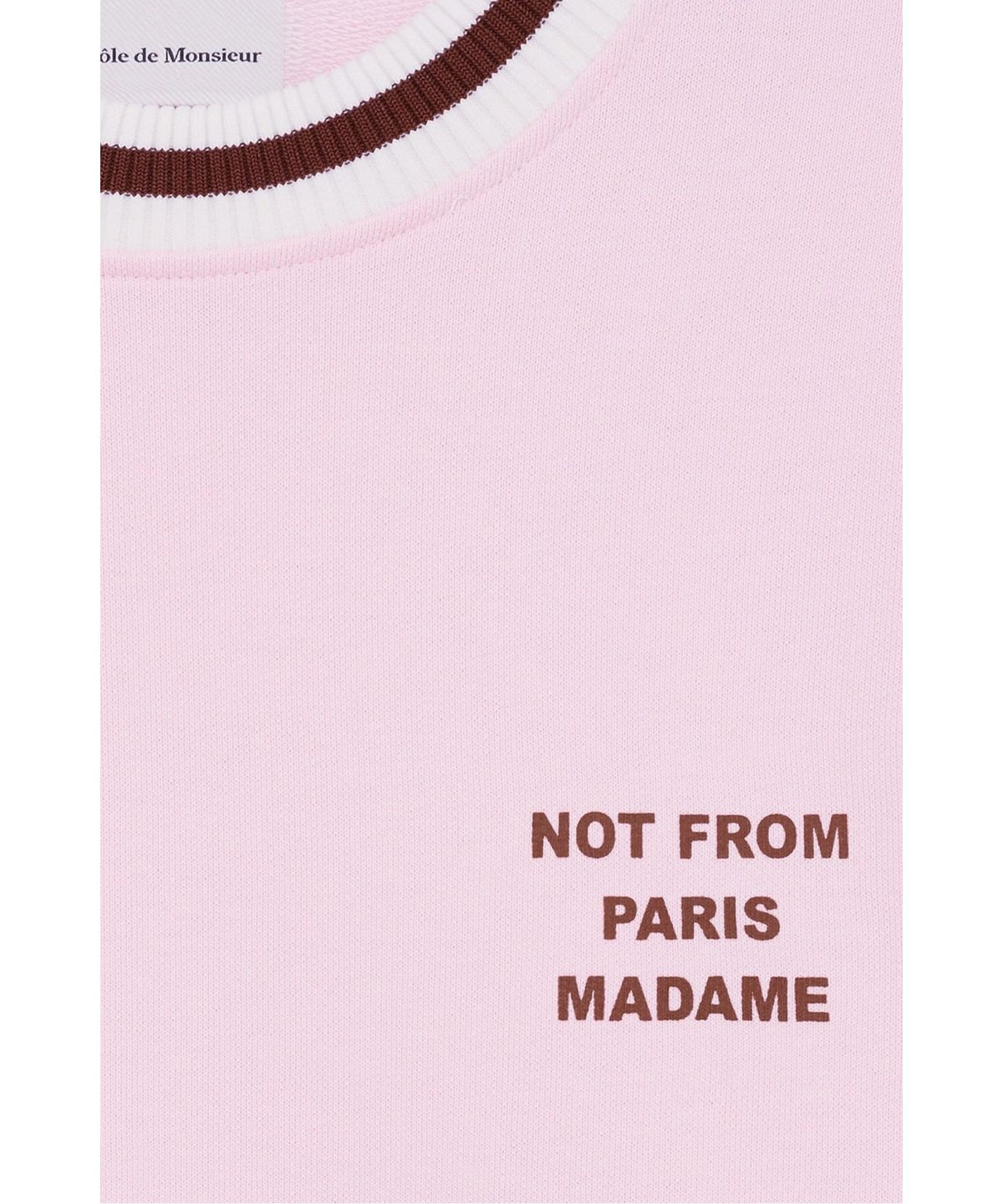 드롤드무슈(DROLE DE MONSIEUR) 스포츠 슬로건 스웻셔츠Sweatshirt Slogan Sport D0TSS26200PIL
