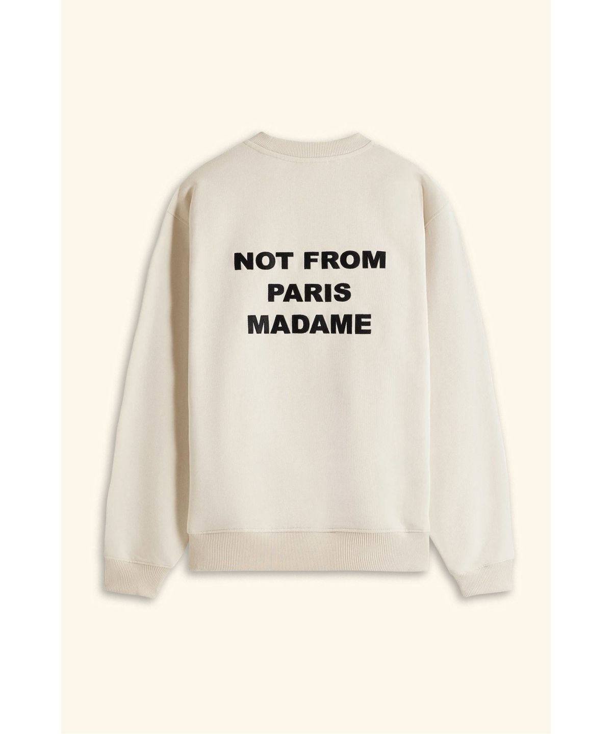 드롤드무슈(DROLE DE MONSIEUR) 슬로건 스웻셔츠Le Sweatshirt Slogan D0TSS26001IVD