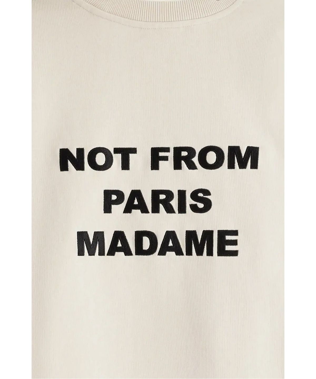 드롤드무슈(DROLE DE MONSIEUR) 슬로건 스웻셔츠Le Sweatshirt Slogan D0TSS26001IVD
