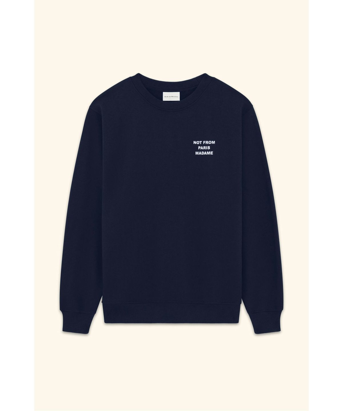 드롤드무슈(DROLE DE MONSIEUR) 슬로건 스웻셔츠Le Sweatshirt Slogan D0TSS26001NYX