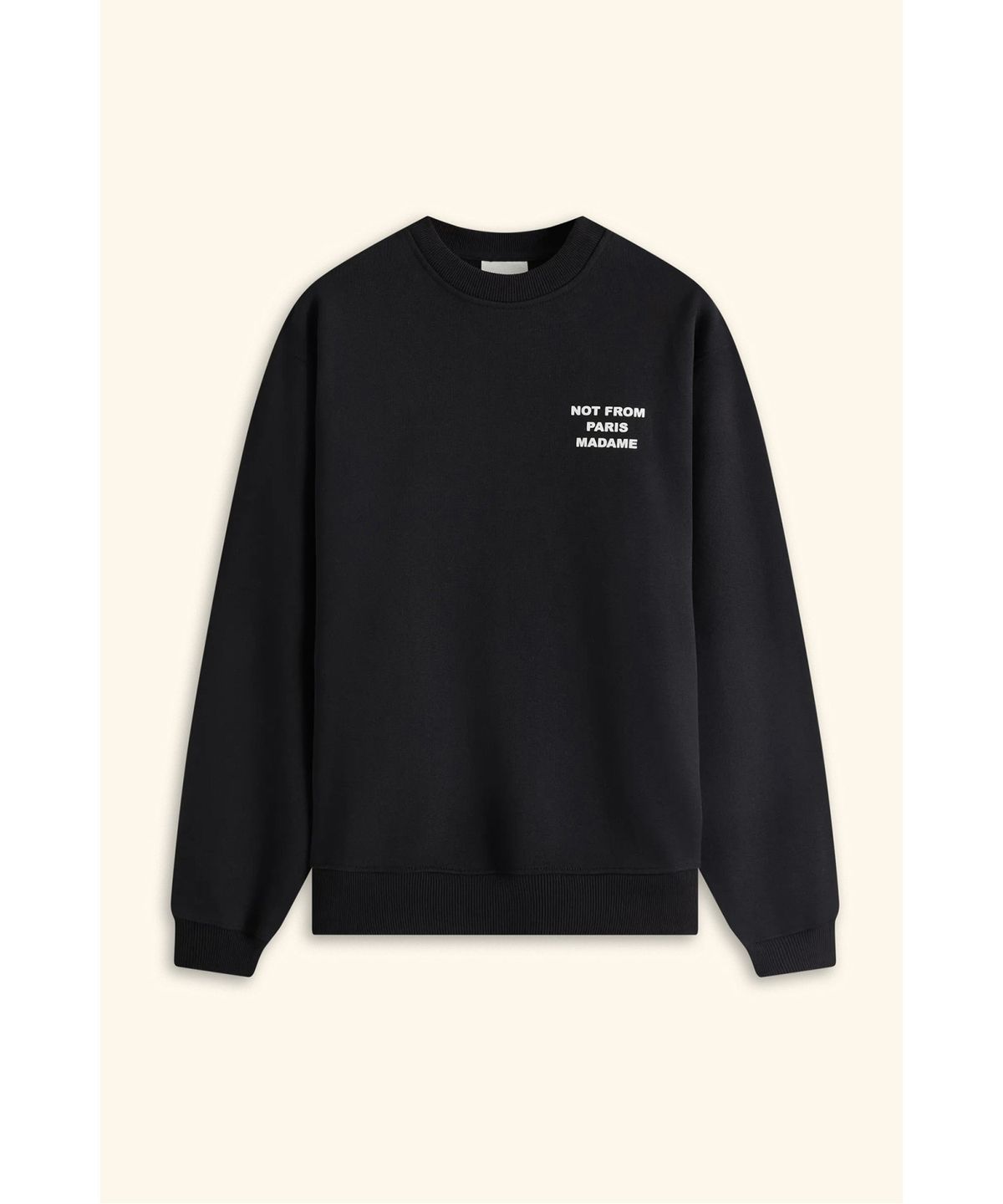 드롤드무슈(DROLE DE MONSIEUR) 슬로건 스웻셔츠Le Sweatshirt Slogan D0TSS26001BKX