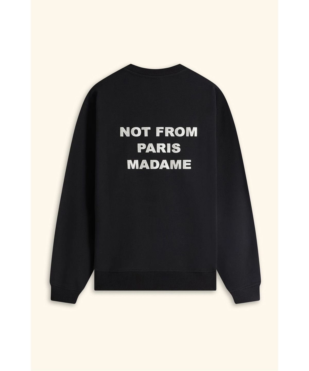 드롤드무슈(DROLE DE MONSIEUR) 슬로건 스웻셔츠Le Sweatshirt Slogan D0TSS26001BKX