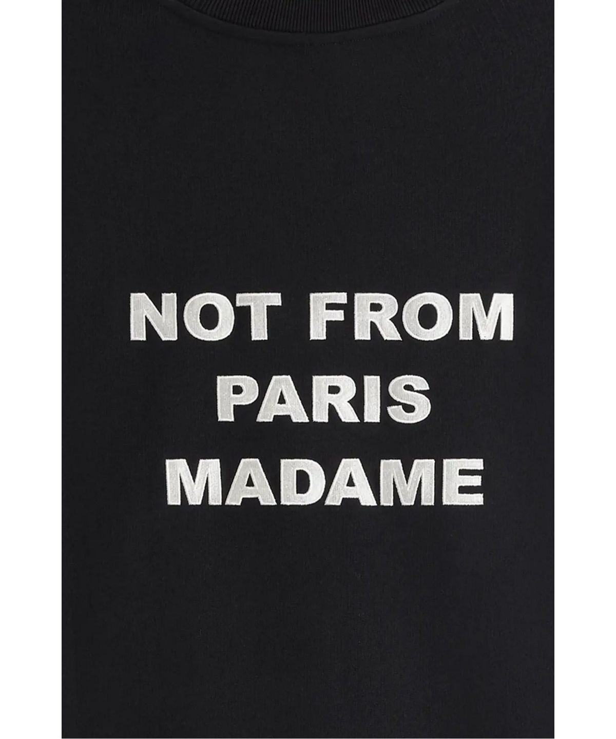 드롤드무슈(DROLE DE MONSIEUR) 슬로건 스웻셔츠Le Sweatshirt Slogan D0TSS26001BKX