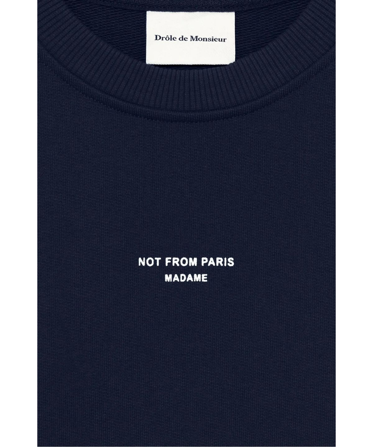 드롤드무슈(DROLE DE MONSIEUR) 클래식 슬로건 스웻셔츠Le Sweatshirt Slogan D0TSS26002NYX