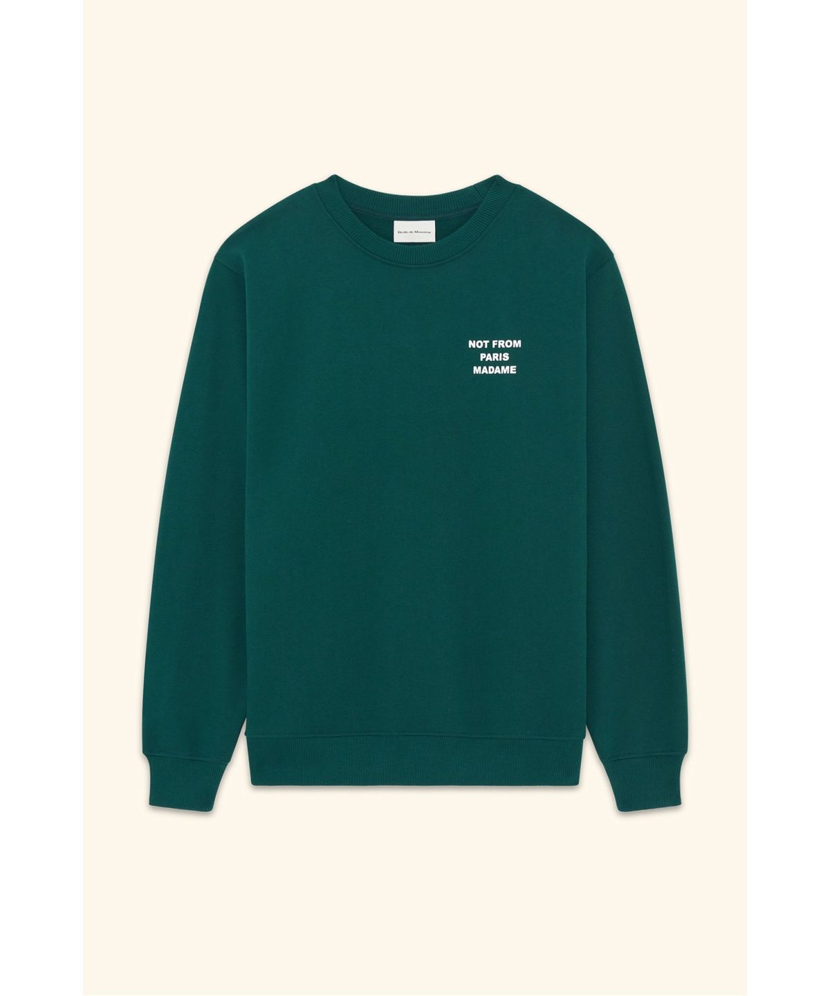 드롤드무슈(DROLE DE MONSIEUR) 슬로건 스웻셔츠Le Sweatshirt Slogan D0TSS26001GRD