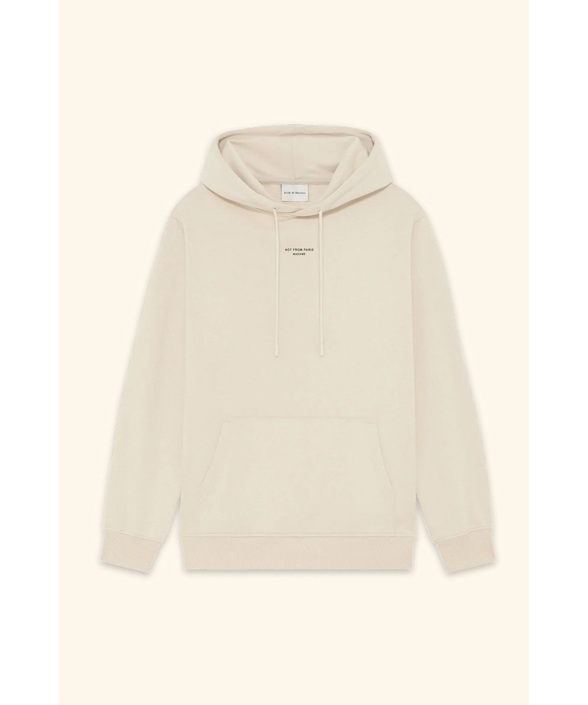 드롤드무슈(DROLE DE MONSIEUR) 클래식 포켓 슬로건 후디Le Hoodie Slogan Poche Classique D0THS26002IVD
