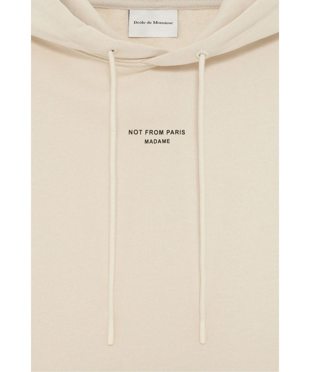 드롤드무슈(DROLE DE MONSIEUR) 클래식 포켓 슬로건 후디Le Hoodie Slogan Poche Classique D0THS26002IVD